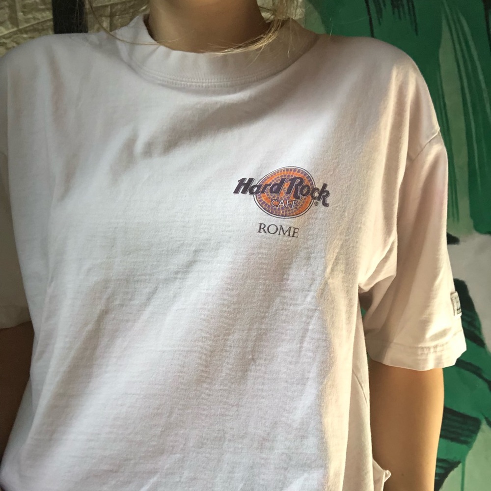 Cropped Hard Rock Rome tee - Picture 2 of 6